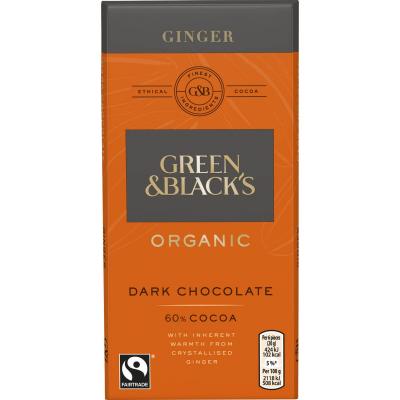Green & Blacks Organic Ginger Dark Chocolate