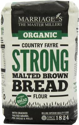 Marriages Organic Country Fayre Malted Brown Flour