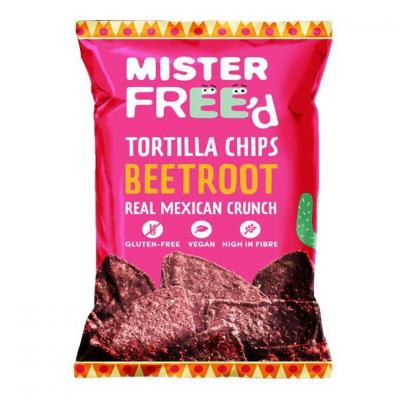 Mister Free'd Tortilla Chips Beetroot with Onion